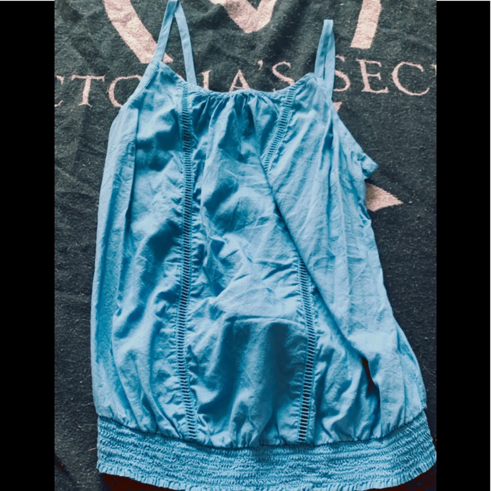 Old navy blue tank top